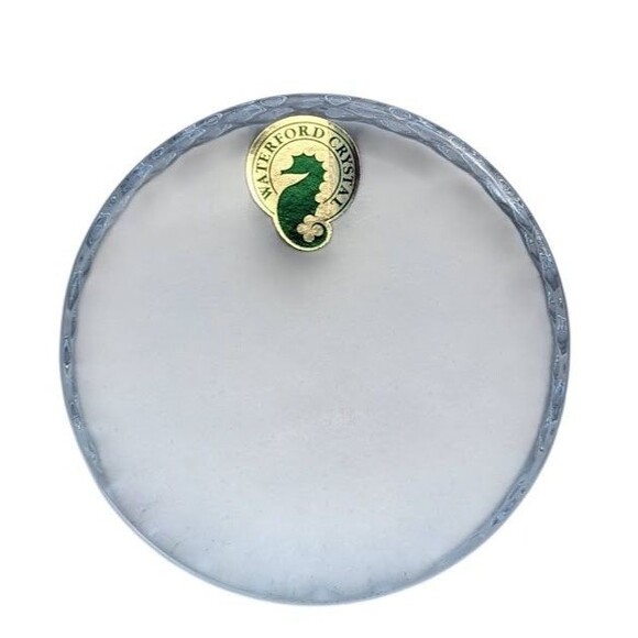 Waterford Crystal Round Paperweight- Stunning! - Picture 1 of 4